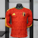 Belgium manches longues home version joueur 26/27