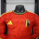 Belgium manches longues home version joueur 26/27